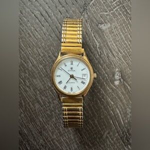 Cyma Gold Quartz Watch